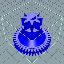 lunch box reduction gear 3d print model - Mito3D