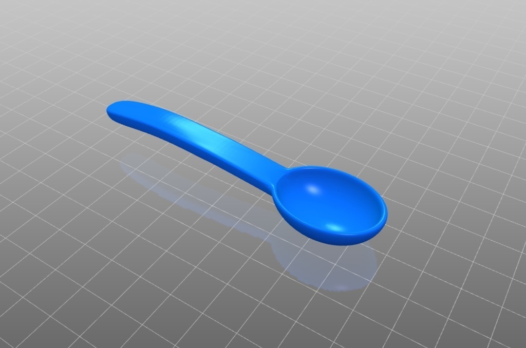 lunch spoon eating outside school spoons kitchen dinner dining room 3D print model - Mito3D