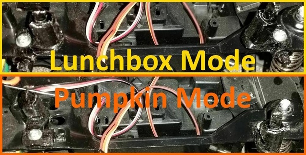 lunchbox midnight pumpkin 2-in-1 combo body mounts - tpu tamiya r c vehicles remote control 3d print model - Mito3D