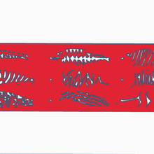 locken Malerei Vorlage 4 Köder Airbrush Forelle Lachs 3d print model - Mito3D
