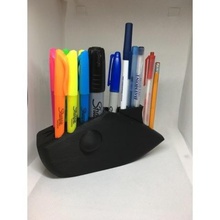 lure pen holder version 2 full fin tool pencil organization orginization fishing desktop office pen-holder 3d print model - Mito3D