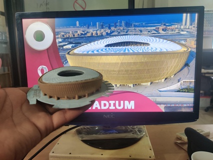lusail stadyum fifa 2022 Futbol 3d print model - Mito3D