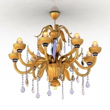 luster chandelier candlelight 3d print model - Mito3D