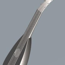 laute verschiedene Musik Mandoline lutherie 3d print model - Mito3D