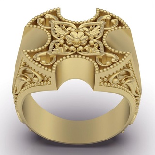 lux ring silver gold jewelry printable 3d model trend fashion design zbrush tiger 3d print model - Mito3D