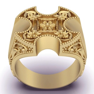 lux ring silver gold jewelry printable 3d model trend fashion design zbrush tiger 3d print model - Mito3D