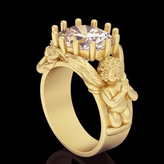lux ring lux ring printable 3d model trend fashion design zbrush tiger  3d print model - Mito3D