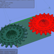 luxor gear - face normals repaired adeptus mechanicus interactive_art 3d print model - Mito3D