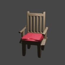 luxurious chair 3d print model - Mito3D