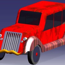 luxuoso brinquedo carro 3d print model - Mito3D