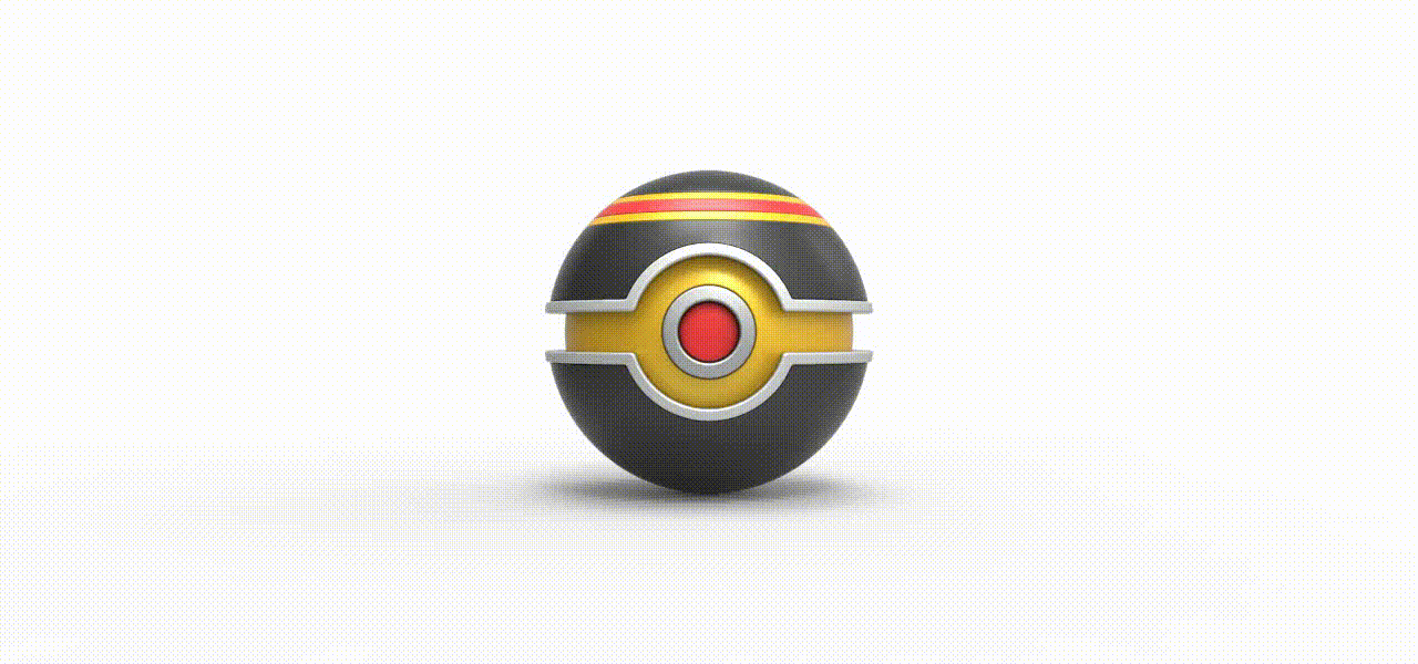 lüks top pokeball pokemon konsept konteyner anime oyuncak Yazdır yazdırılabilir 3D print model - Mito3D