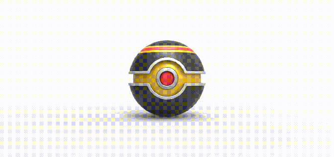 lusso palla pokeball Pokemon concetto contenitore anime giocattolo Stampa stampabile palla palla lusso lusso 3d print model - Mito3D