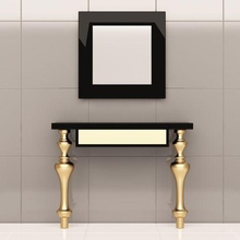 luxury console table 02 architecture cupboard table console frame mirror decor decoration 3d print model - Mito3D
