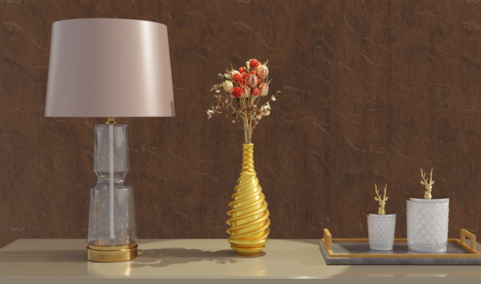 luxury vase 04 home tall decor 3d print model - Mito3D