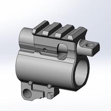 luc gas bloccare airsoft 3d print model - Mito3D