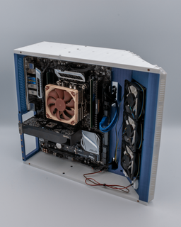 lxw radiant ridge - fully 3d printable compact full atx pc case free limited period computer lazyxworkshop 3d print model - Mito3D