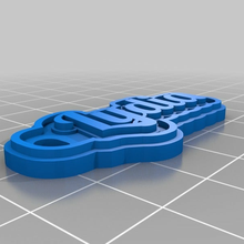lydia customized keychains 3d print model - Mito3D