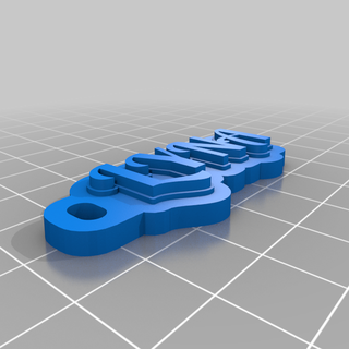 lyna angepasst Schlüsselanhänger 3d print model - Mito3D