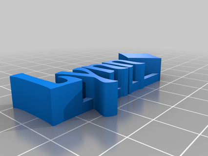 lynn targhetta personalizzato sculture 3d print model - Mito3D