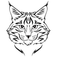 lynx decor wall nature animal felin cat 3d print model - Mito3D