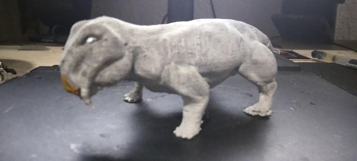lystrosaurus dinosaur art animal 3d print model - Mito3D
