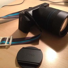lytro illum lens cap holder gadget strap clip camera 3d print model - Mito3D