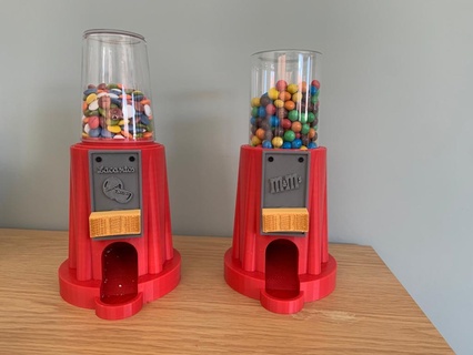 m&m crispy lacasitos vending machines dispenser sweets machine 3d print model - Mito3D