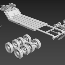 m-15 semitrailer 3d print model - Mito3D