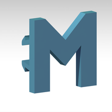 m-clip v-slot letters decoration clip ender frame framework customize customization name logo 3d print model - Mito3D