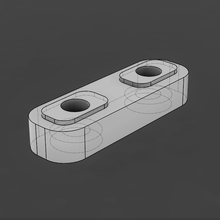 lok Zubehörteil montieren cad Vorlage mlok Schiene montiert Magpul Design Entwerfen öffnen Quelle 3d print model - Mito3D