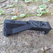 m-lok compatible angled foregrip gadget gun mlok rail picatinny nato ar15 ar airsoft magpul afg 3d print model - Mito3D