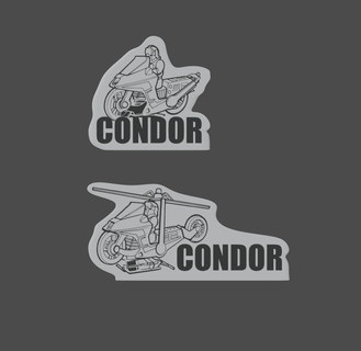 maske Kenner logolar condor maske condor seyyar zırhlı vuruş Kommand Kenner 3d print model - Mito3D
