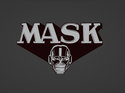 Maske Logo Handy Mobiltelefon gepanzert Streik kommand 3d print model - Mito3D