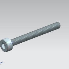m16 pernos de la herramienta el tornillo juguete mecánico perno 3d print model - Mito3D