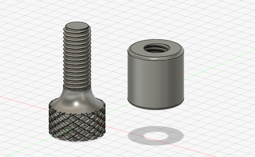 m10 thread screw mother simply fast 3d print model - Mito3D