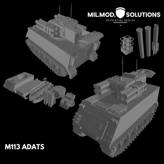 m113 adats Amérique Etats Unis 39 armée américaine apc transport abrams réservoir nato otan véhicule bataille boulon action 28mm flammes guerre miniature table 3d print model - Mito3D