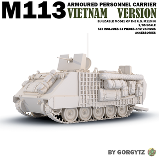 m113 Vietnam 3d print model - Mito3D