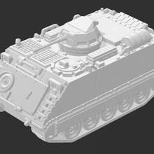 m113as1 apc australian army version game military wargame 15mm modern 1 100 armored vehicle carrier m113 3d print model - Mito3D