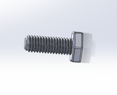 m12 screws m12 screw nuts  3d print model - Mito3D