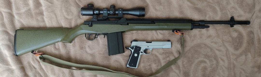 m14 alcance montar airsoft pistola aire comprimido juguete 3d print model - Mito3D