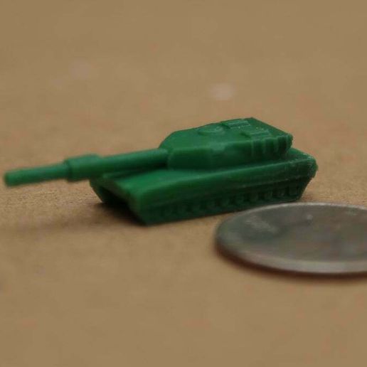 m1 abrams futur micro réservoir m1a1 militaire mini jouet miniature réservoirs modèle us Véhicules véhicule 3D print model - Mito3D