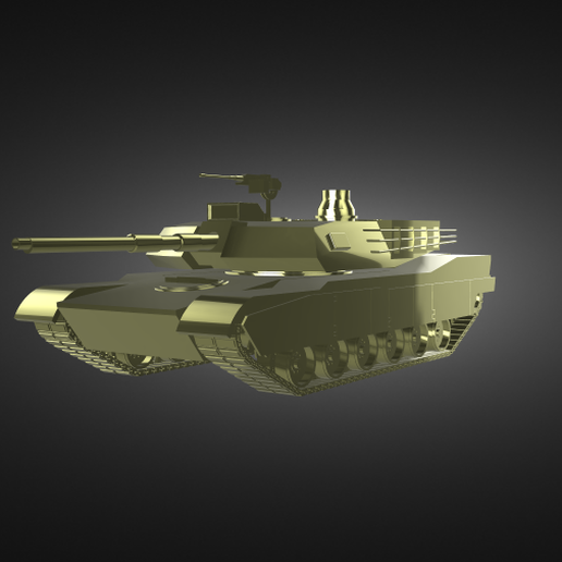 m1 abrams tank 3D print model - Mito3D