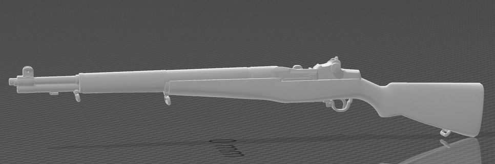 m1 garand fusil Jeu 3d print model - Mito3D