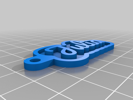m1y custo2mized llave cadena 1with personal personalizado llaveros 3d print model - Mito3D