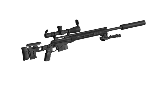 m2010 geliştirilmiş Keskin nisanci tüfek 3d print model - Mito3D