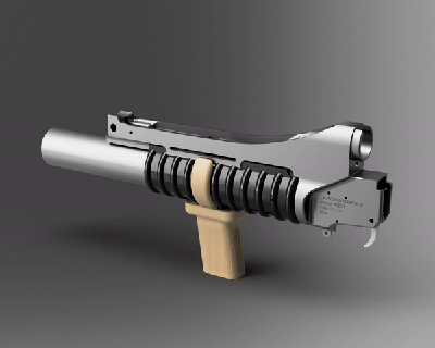 m203 foregrip airsoft 3d print model - Mito3D