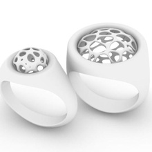 m22 duo jóias casal anel anéis 3d print model - Mito3D