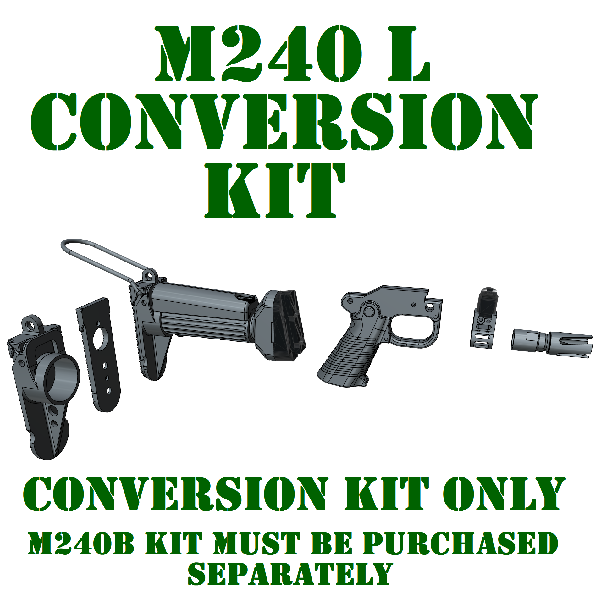 m240l conversão kit 3D print model - Mito3D