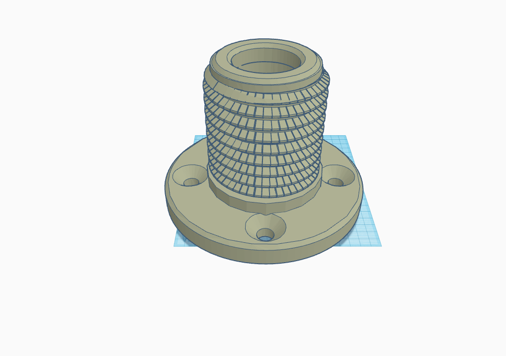 m33 mandrin mur monter tournage bois tournant tour 3D print model - Mito3D