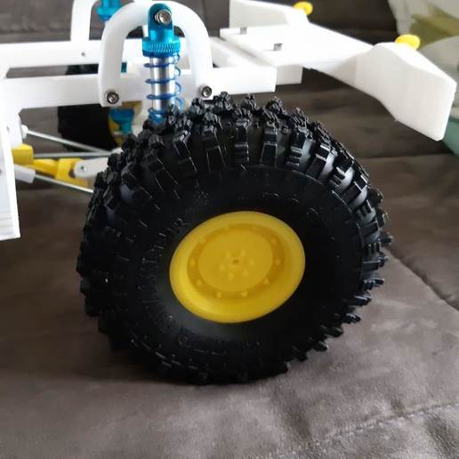 m35a2 front rim 19 tyres tool 3d printer parts 3D print model - Mito3D